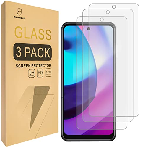 Mr.Shield [3-Pack] Designed For Motorola Moto G 5G (2022) [Tempered Glass] [Japan Glass with 9H Hardness] Screen Protector with Lifetime Replacement