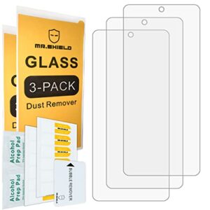 Mr.Shield [3-Pack] Designed For Motorola Moto G 5G (2022) [Tempered Glass] [Japan Glass with 9H Hardness] Screen Protector with Lifetime Replacement