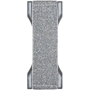 lovehandle pro premium phone grip - phone strap - magnetic phone mount and kickstand for smartphone and tablet - silver glitter