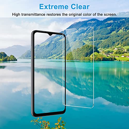 [3 Pack] for Samsung Galaxy A23 5G Screen Protector, Tempered Glass HD Clear 9H Hardness Protector Film for Galaxy A23 6.6” 2022, Anti Scratch Bubble Free Easy Install Case Friendly - Transparent