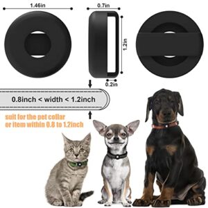 Airtag Dog Collar Holder, [3 Pack] Pawinner Silicone Case for Airtags Anti-Lost Protective Cover for Apple Air Tag GPS Finder Tracker Compatible with Pet Cat Dog Collars