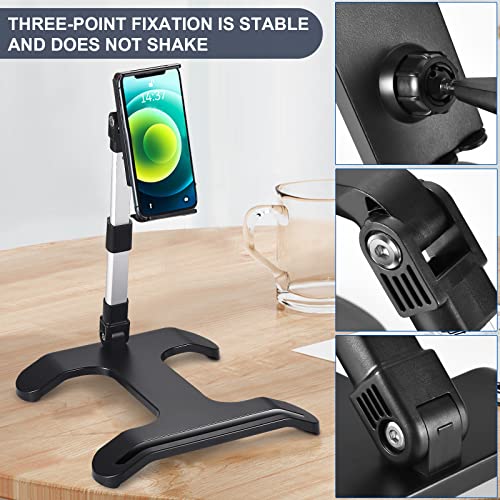 SUGERLEE Cell Phone Stand, Angle Height Adjustable Phone Holder for Daily use, Desktop Cell Phone Stand Holder Compatible with All Mobile Phone、Tablets、ipad