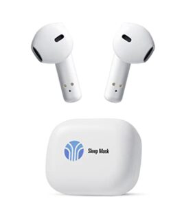 sleep mask wireless headphones true wireless earbuds 30h playback led power display earphones with wireless charging case waterproof in-ear earbuds with mic for tv smart phone computer laptop sports