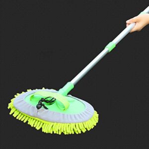 NOLITOY Microfiber Car Wash Brush Mop Mitt, Car Cleaning Supplies Kit Duster Washing Car Tools Accessories, Scratch- Free Replacement Head