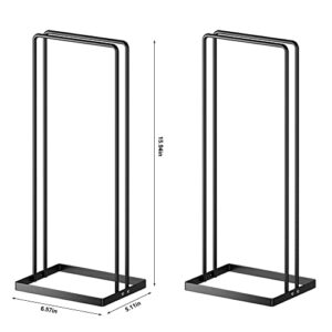 2 Pack Hanger Organizer, kingdalux Sturdy Hanger Stacker for Laundry Room Closet Dry Cleaning Room, Portable Hanger Storage Rack Holder for Adult Hangers, Holds up 200 Wire Clothes Hangers