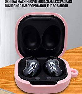 3D Fruit Headphones Case Compatible with Samsung Galaxy Buds Live(2020) Silicone Case with Lovely Accesories Kids Teens Girls Women Funny Kawaii Cover for Galaxy Buds Pro(2021) (Red Strawberry)