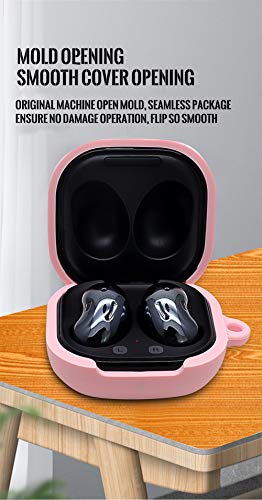 3D Fruit Headphones Case Compatible with Samsung Galaxy Buds Live(2020) Silicone Case with Lovely Accesories Kids Teens Girls Women Funny Kawaii Cover for Galaxy Buds Pro(2021) (Red Strawberry)