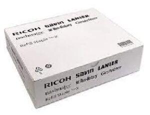 ricoh 409344 type x staple refill cartridge for use in the ricoh c5300s yield 25000 pages in retail packaging