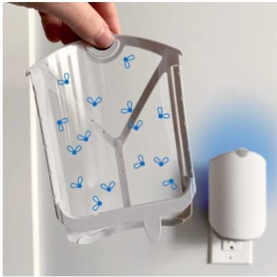 Bundle Zevo Flying Insect Trap Refill Kit NO Device - Model 3 2 -Pack (2) Sold Separately, White (M364)