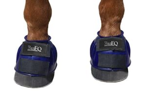 one stop equine shop baseq pvc bell boots navy oversize