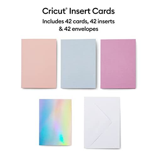 Cricut Insert Cards R10, Create Depth-Filled Birthday Cards, Thank You Cards, Custom Greeting Cards at Home, Compatible with Cricut Joy/Maker/Explore Machines, Princess Sampler (42 ct)