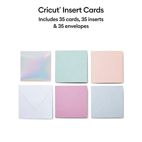 Cricut Insert Cards S40, Create Depth-Filled Birthday Cards, Thank You Cards, Custom Greeting Cards at Home, Compatible with Cricut Joy/Maker/Explore Machines, Princess Sampler (35 ct)