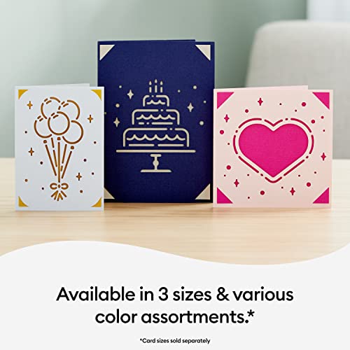 Cricut Insert Cards S40, Create Depth-Filled Birthday Cards, Thank You Cards, Custom Greeting Cards at Home, Compatible with Cricut Joy/Maker/Explore Machines, Princess Sampler (35 ct)