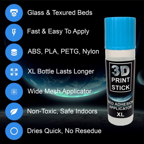 3D Print Stick - Bed Adhesion Applicator XL