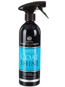 tack shack of ocala- carr & day & martin canter mane & tail spray and canter coat shine spray for horses (canter coat shine)