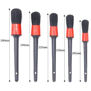 Swpeet 5 Pcs Detailing Car Clay Bar and 5 Pcs Boar Hair Detail Brush Set