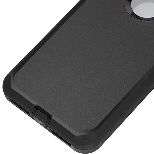 for iPhone 8 Plus Case iPhone 7 Plus Case with Screen Protector [Shockproof] [Dropproof] [Dust-Proof] 3 in 1 Heavy Duty Protection Phone Cover for Apple iPhone 8 Plus & 7 Plus 5.5" Black