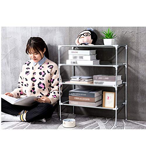 TAZSJG Dustproof Shoes Rack Multi Layer Non-Woven Fabric Shoe Storage Organizer Stackable Shoe Cabinet Assembled