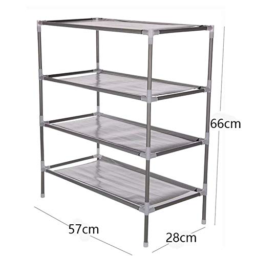 TAZSJG Dustproof Shoes Rack Multi Layer Non-Woven Fabric Shoe Storage Organizer Stackable Shoe Cabinet Assembled