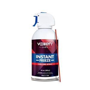 vaxxen labs instant freeze - professional strength freeze spray - xxl 10 oz - made in usa