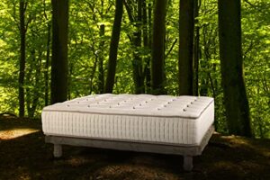 malek classic mattress | luxury plush hand made mattress | 100% natural fabric | propocket spring system | foam free (queen (u.s. standard))