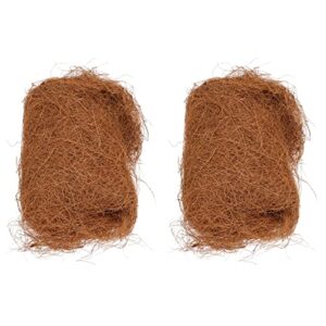 yarnow 2pcs natural fiber for bird nest loose bedding substrate for birds nest cages nesting material for budgie hummingbird parakeet