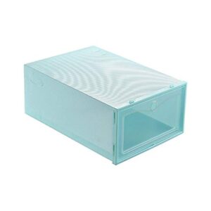 tazsjg foldable clear shoes box storage shoe box drawer organizer household diy shoe box drawer divider home storage stacking (color : a)