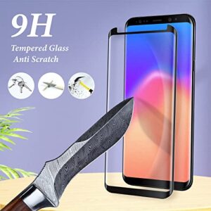 Cnarery [2 Pack[Full Coverage] Screen Protector for Samsung Galaxy S9, 3D Curved/Easy Installation/Case-Friendly/HD-Bubble Free Tempered Glass for Samsung Galaxy S9