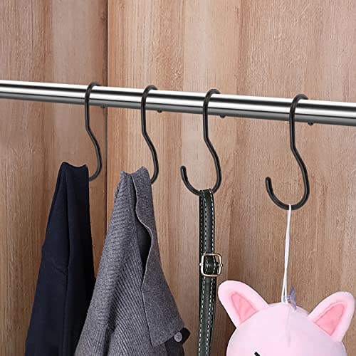 Purse Hangers 16 Pack Bag Hooks, Twist Shape Purse Hooks for Closet, Large Size Closet Rod Hooks for Hanging Purses, Handbags, Bags, Belts, Scarves, Hats, Pans and Pots