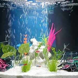 SLOCME Aquarium Shipwreck Decorations - Air Bubbler Sunken Ship Ornament, Fish Tank Air Action Aerating Decorations