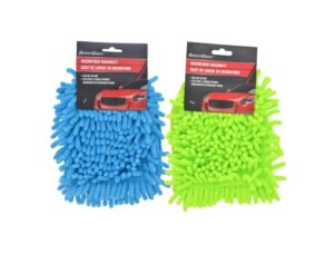 driver's choice microfiber chenille washmitts, 8x5.75 in.