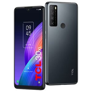 tcl 30xl | 2022 | 6.82-inch screen | unlocked cell phone | 50mp rear + 13mp front camera| 6/64gb | night mist (no 5g)