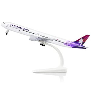lose fun park 1/300 diecast airplanes model hawaii boeing 777 model plane for collections & gifts