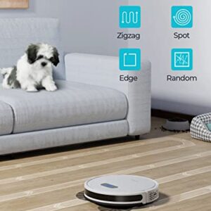 HONITURE Robot Vacuum Cleaner, G20 Robot Vacuum and Mop Combo 3 in 1, 4000pa Strong Suction, Self-Charging, App&Remote&Voice Control, Compatible with Alexa, Ideal for Carpet, Hard Floor, Pet Hair.