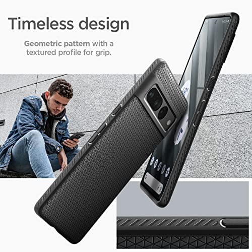 Spigen Liquid Air Designed for Pixel 7 Pro Case (2022) - Matte Black