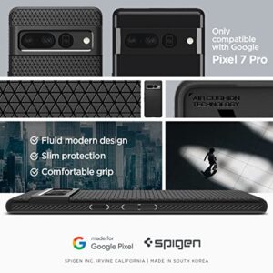 Spigen Liquid Air Designed for Pixel 7 Pro Case (2022) - Matte Black