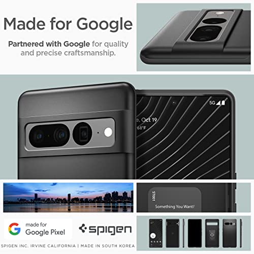 Spigen Thin Fit Designed for Pixel 7 Pro Case (2022) - Black