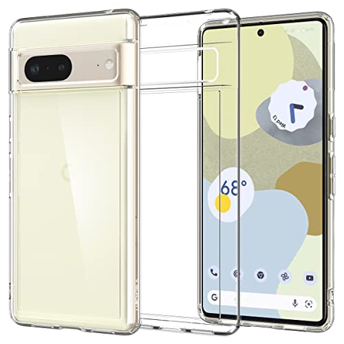 Spigen Ultra Hybrid [Anti-Yellowing Technology] Designed for Pixel 7 Case (2022) - Crystal Clear