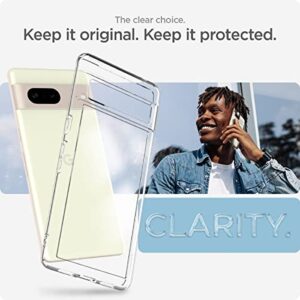 Spigen Ultra Hybrid [Anti-Yellowing Technology] Designed for Pixel 7 Case (2022) - Crystal Clear