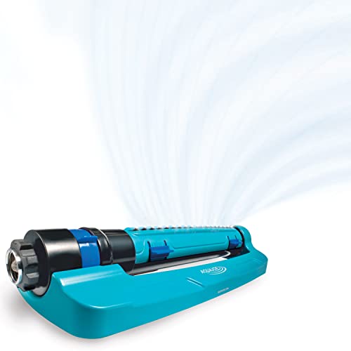 Aqua Joe SJI-TLS20 20-Nozzle Turbo Oscillation Sprinkler with Range, Width and Flow Control