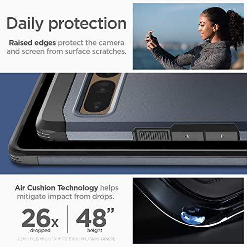 Spigen Tough Armor Designed for Pixel 7 Pro Case (2022) - Metal Slate