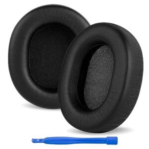 ear pads for steelseries arctis prime arctis pro arctis 9x arctis 7 arctis 5 arctis 3 headphones replacement ear cushions, ear covers, headset earpads (protein leather/black)