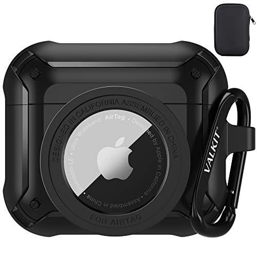 Valkit Compatible AirPods 3 Case + Valkit Compatible Airpods 3 Case and AirTags Case Cover Bundle