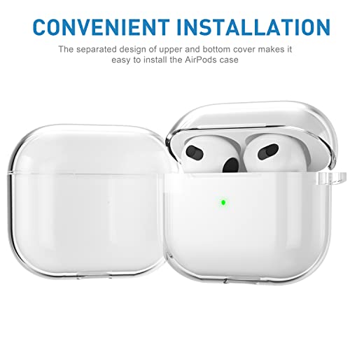 Valkit Compatible AirPods 3 Case + Valkit Compatible Airpods 3 Case and AirTags Case Cover Bundle