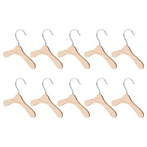 dog miniature dollhouse item apparel hangers- 10pcs dog puppy cat clothes clothes hangers no slip hangers for small and middle dog hanger clothing clothes hanger (14x14cm)