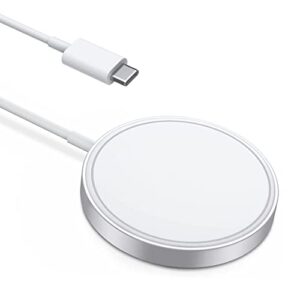 apple magsafe charger iphone 13 magnetic charger [apple mfi certified] wireless fast charging cable cord portable charging cord compatible with iphone se/13/12/11/x mini,airpods pro-strong attraction