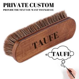 Personalized Horse Hair Brush for Horse Lover,Sinseike Custom Horse Brushes (Brown)