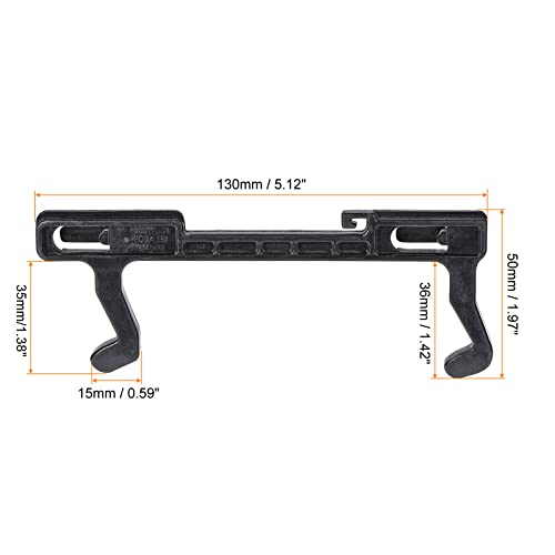 MECCANIXITY Microwave Door Hook Latch Replacement Part 130mm x 50mm x 12mm