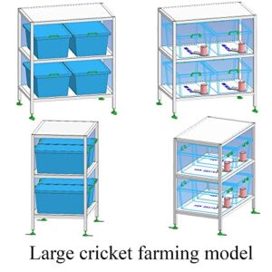 Crickets Water Feeder Cricket breeding kit Automatic Cricket Feeder Cricket Keeper with Tubes Feeding Crickets Cricket Feeding Cup Cricket Water Raising Rickets Cricket Water Bottle Cricket Crystals