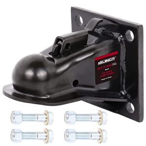 2-5/16 flat mount trailer coupler,14000lbs,included hardware black powder coat included 5/8 grade 8 bolts